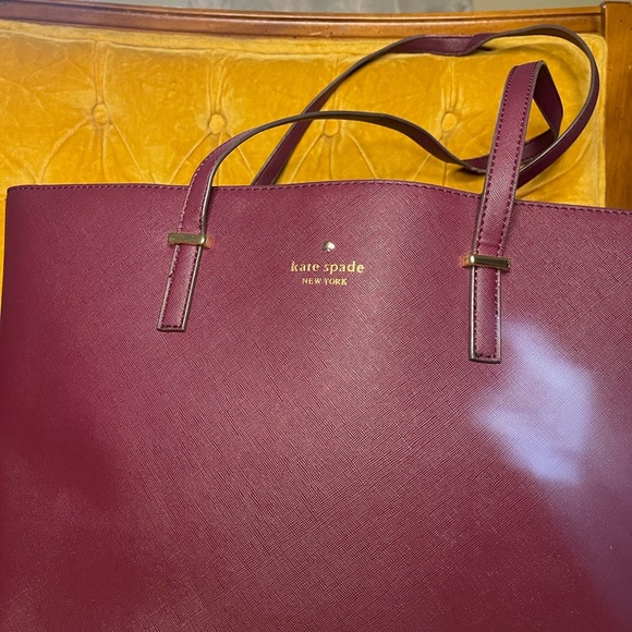 Kate Spade Deep Purple Tote Bag - Picture 2 of 10